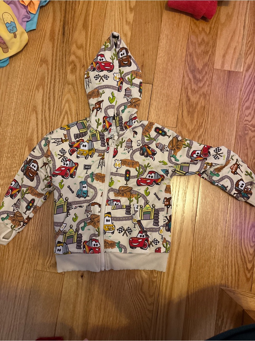 Little Sleepies Pixar Cars Zip Up Hoodie